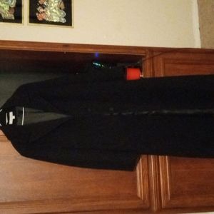 Larry Levine Long Wool Trench Coat